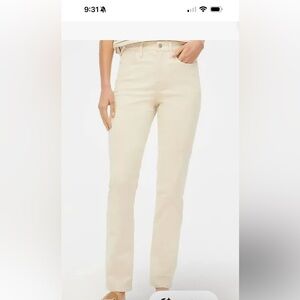 J. Crew cream corduroy Pants